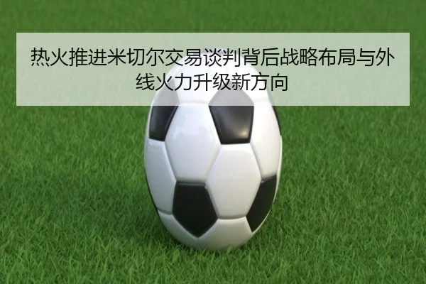 热火推进米切尔交易谈判背后战略布局与外线火力升级新方向